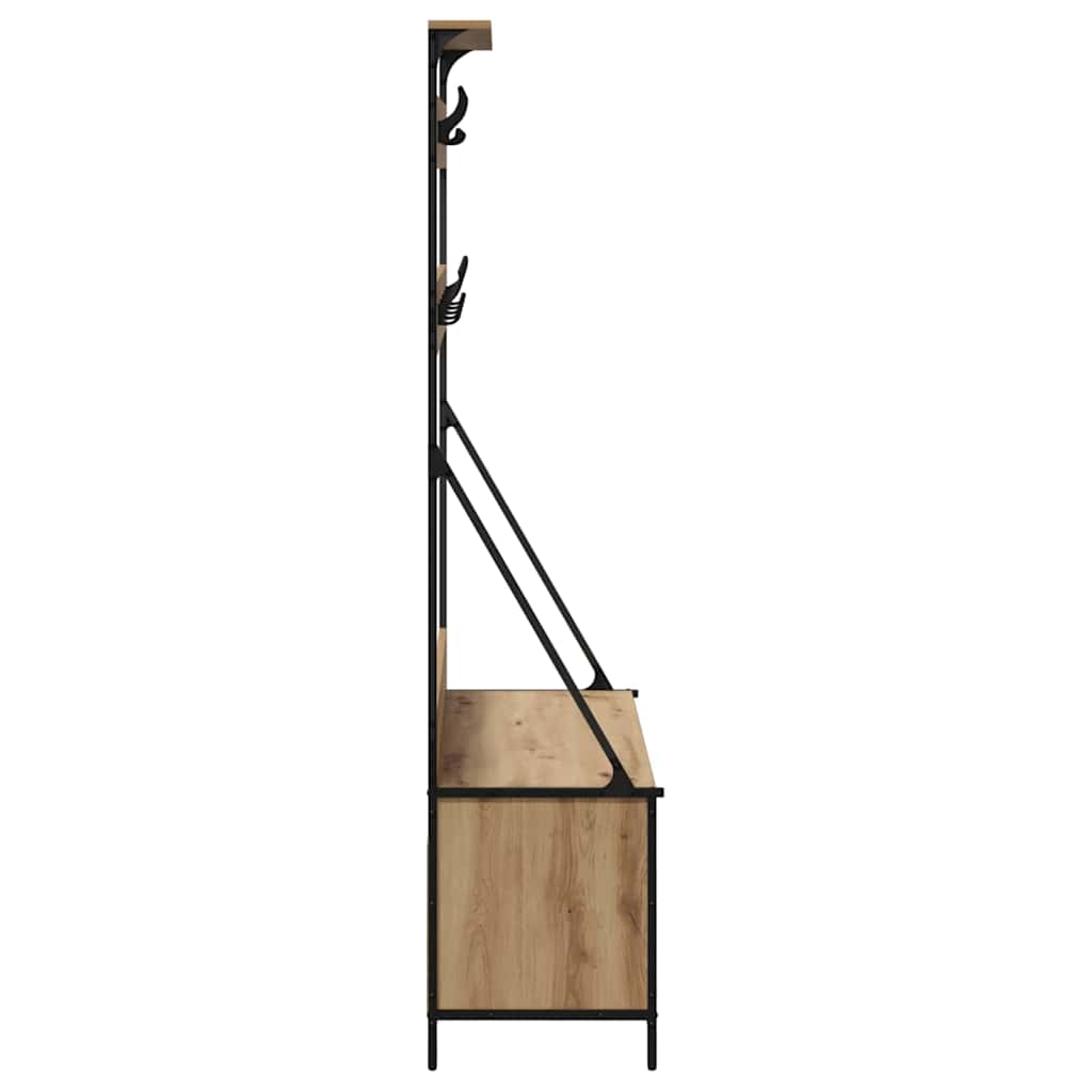Tøjstativ Artisan Egetræ 100 x 41 x 184 cm Konstrueret træ