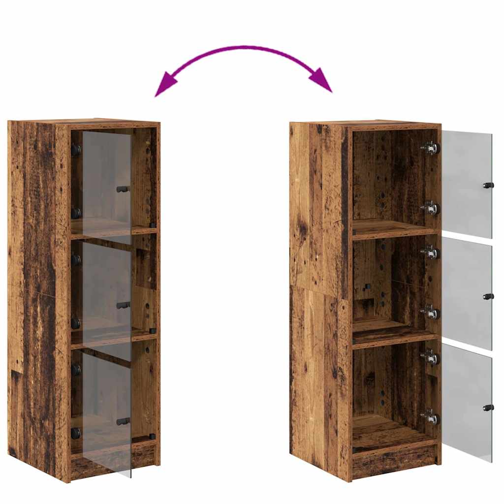 Highboard Gammelt træ 35 x 37 x 109 cm Konstrueret træ