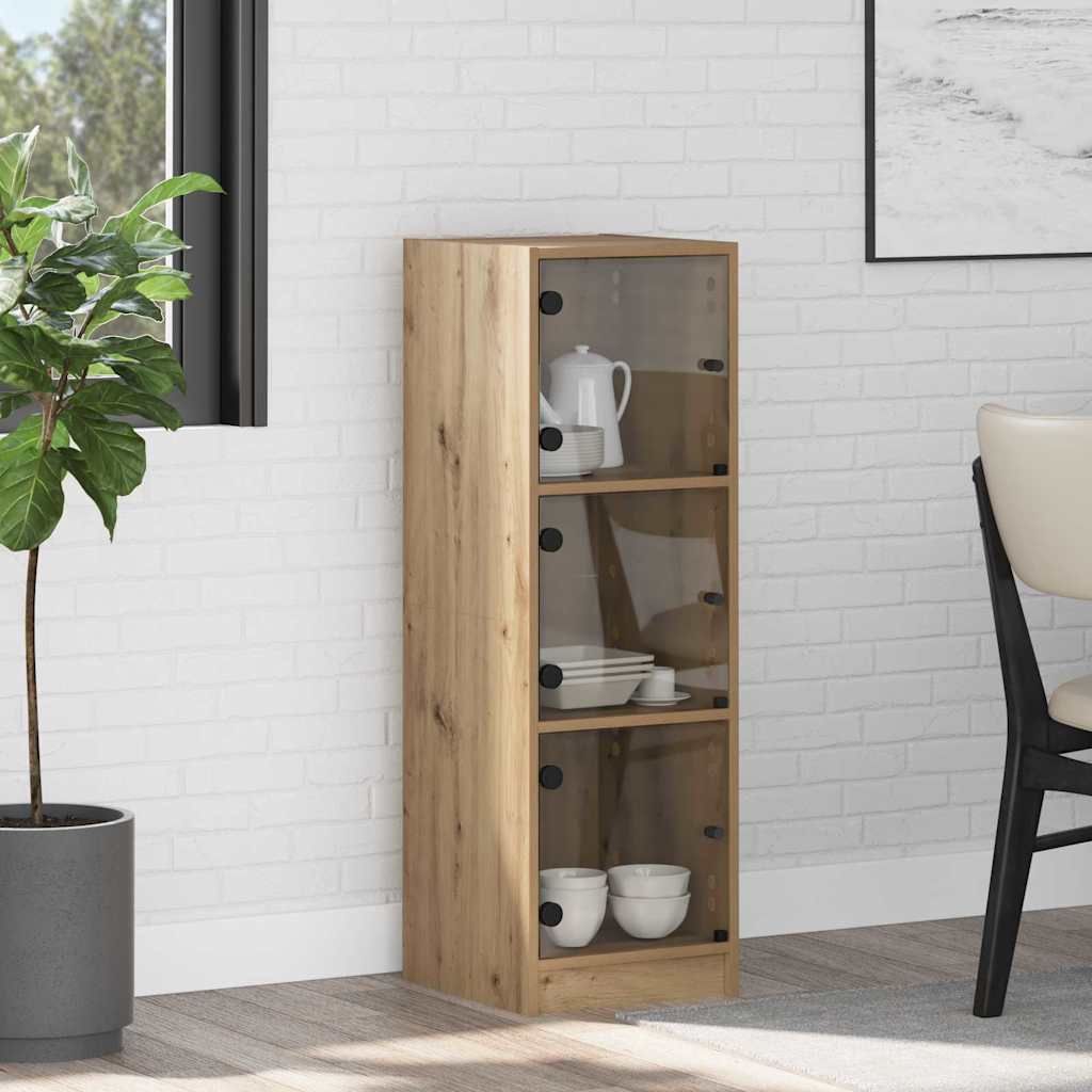 Highboard Artisan Egetræ 35 x 37 x 109 cm Konstrueret træ