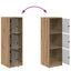 Highboard Artisan Egetræ 35 x 37 x 109 cm Konstrueret træ