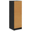 Highboard Sort eg 35 x 37 x 109 cm Konstrueret træ