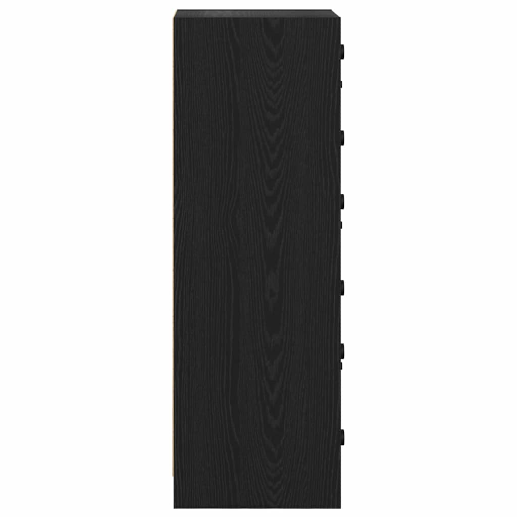 Highboard Sort eg 35 x 37 x 109 cm Konstrueret træ