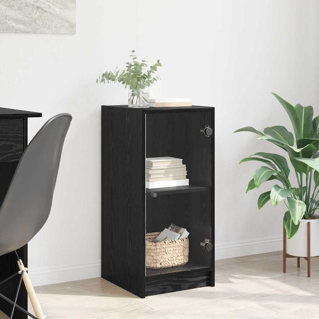 Sideboard Sort eg 35 x 37 x 76 cm Konstrueret træ