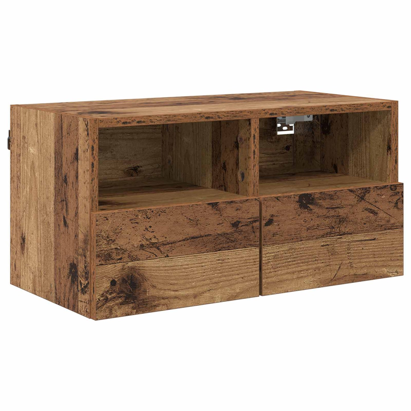 TV vægskab Gammelt træ 60 x 30 x 30 cm Konstrueret træ