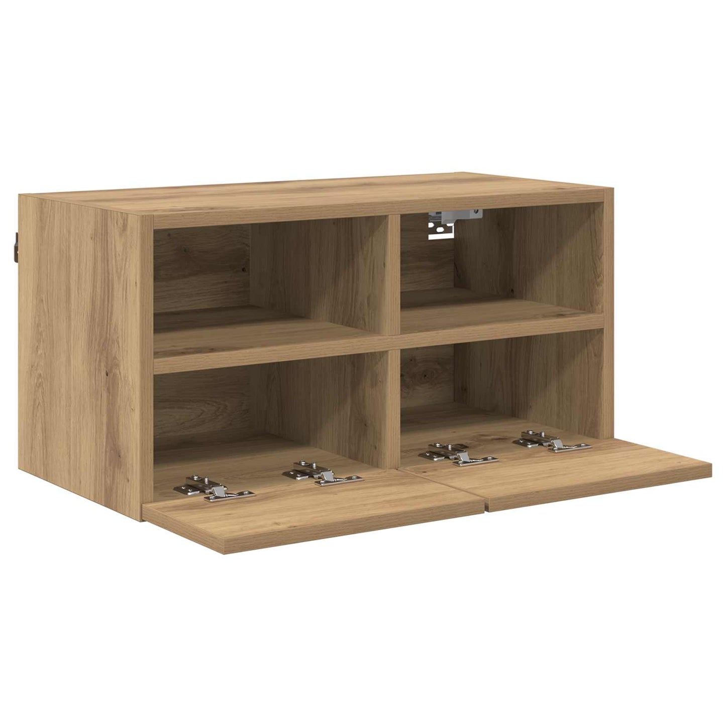 TV Væghylder 2 pcs Artisan Egetræ Konstrueret træ