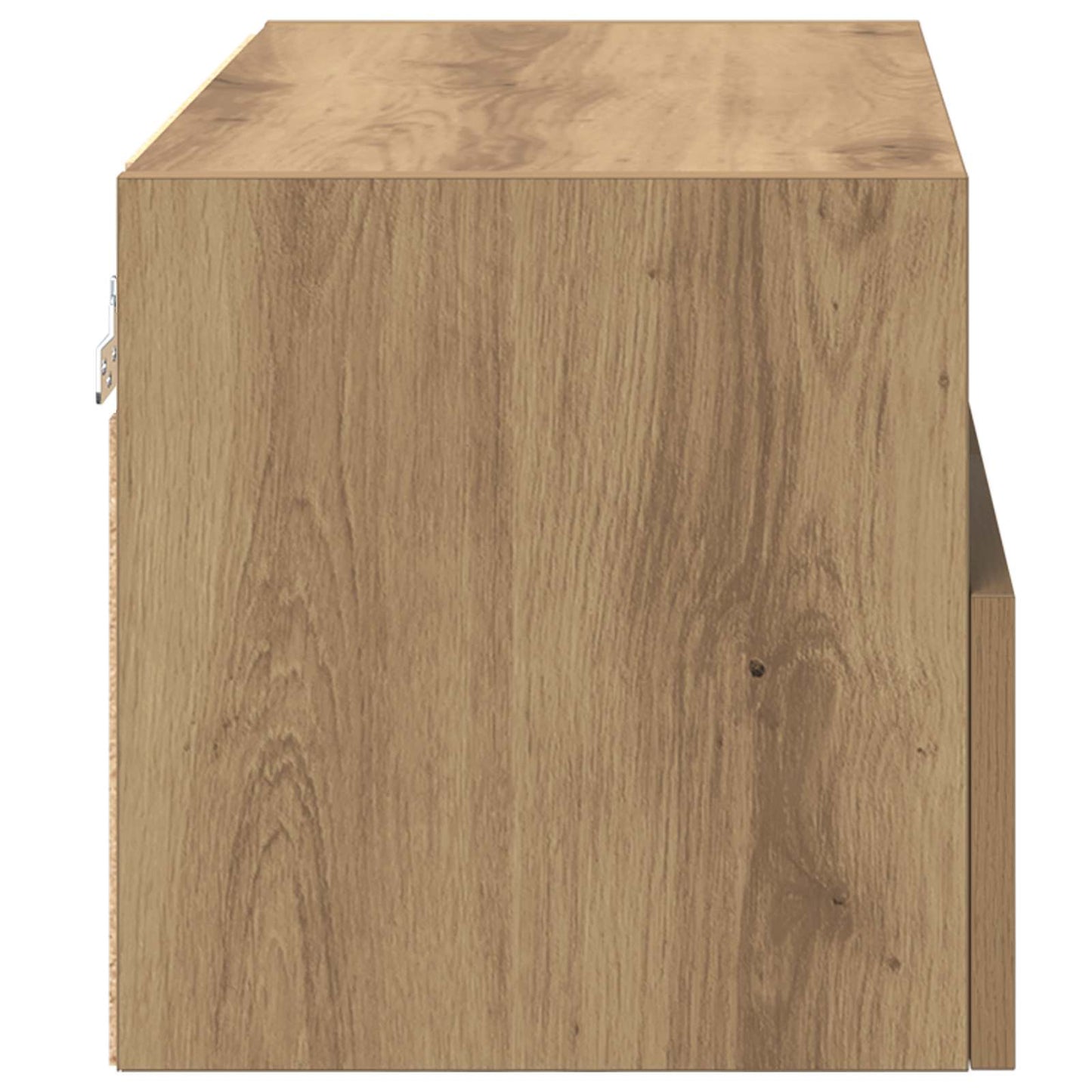 TV Væghylder 2 pcs Artisan Egetræ Konstrueret træ