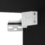 TV vægskab 60 x 30 x 30 cm Sort eg Konstrueret træ