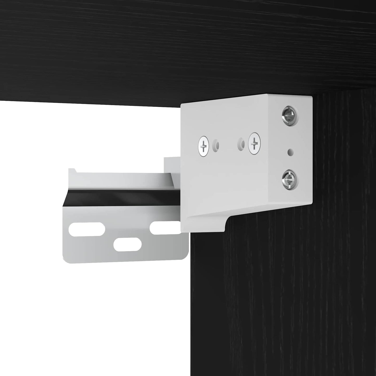 TV vægskab 60 x 30 x 30 cm Sort eg Konstrueret træ