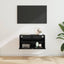 TV vægskab 60 x 30 x 30 cm Sort eg Konstrueret træ