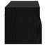 TV vægskab 60 x 30 x 30 cm Sort eg Konstrueret træ