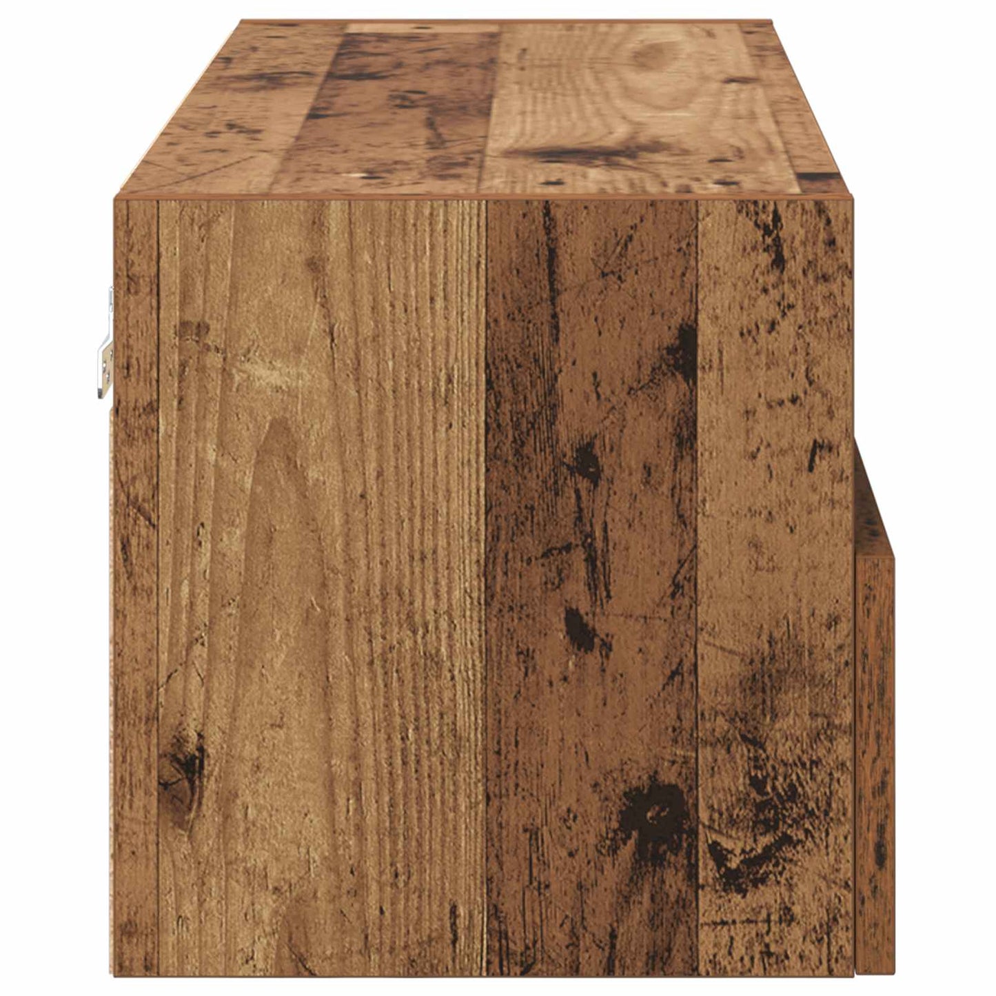 TV Væghylder 2 pcs Gammelt træ 80 x 30 x 30 cm Konstrueret træ
