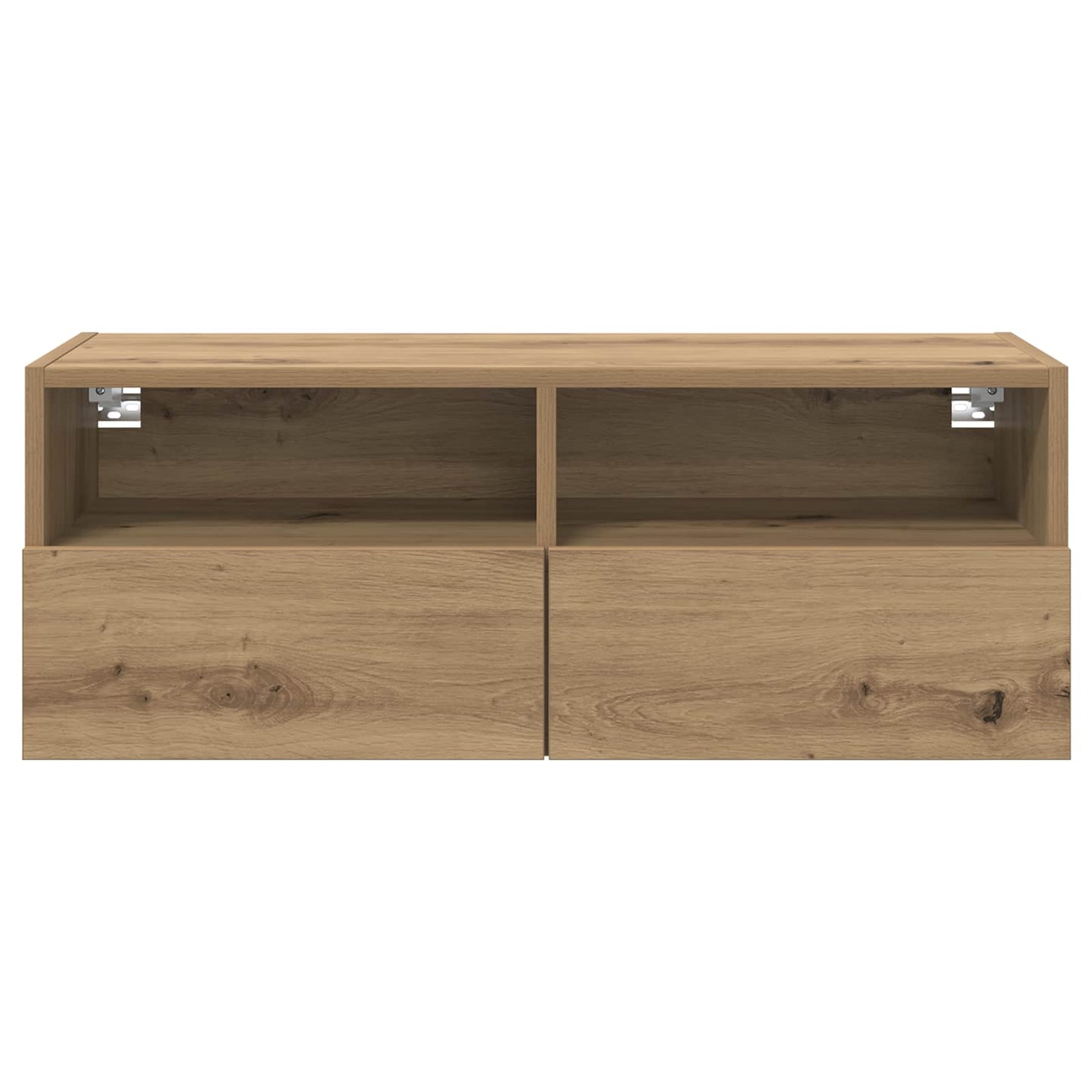 TV vægskab 80 x 30 x 30 cm Artisan Egetræ Konstrueret træ