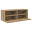 TV Væghylder 2 pcs Artisan Egetræ Konstrueret træ