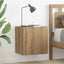 TV Væghylder 2 pcs Artisan Egetræ Konstrueret træ