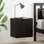 TV Væghylder 2 pcs Sort eg 40,5x30x40cm Konstrueret træ