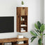 Væghængt TV Skab Gammelt træ 30,5 x 30 x 90 cm Konstrueret træ