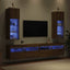 Væghængte TV skabe 2 pcs Artisan Egetræ 30,5 x 30 x 90 cm
