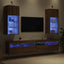 Væghængte TV skabe 2 pcs Artisan Egetræ 40,5 x 30 x 90 cm