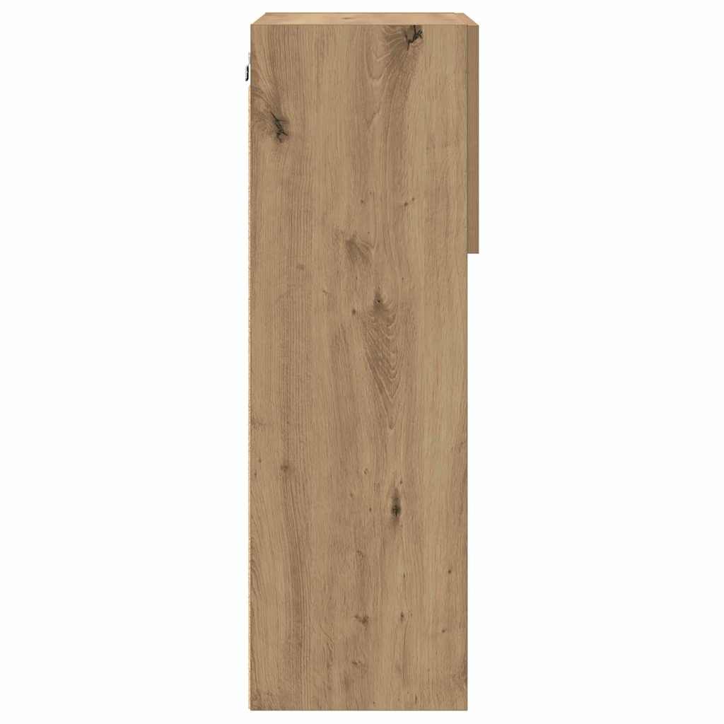 Væghængte TV skabe 2 pcs Artisan Egetræ 40,5 x 30 x 90 cm