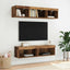 TV-møbelsæt 2 pcs Gammelt træ 60 x 30 x 30 cm Konstrueret træ