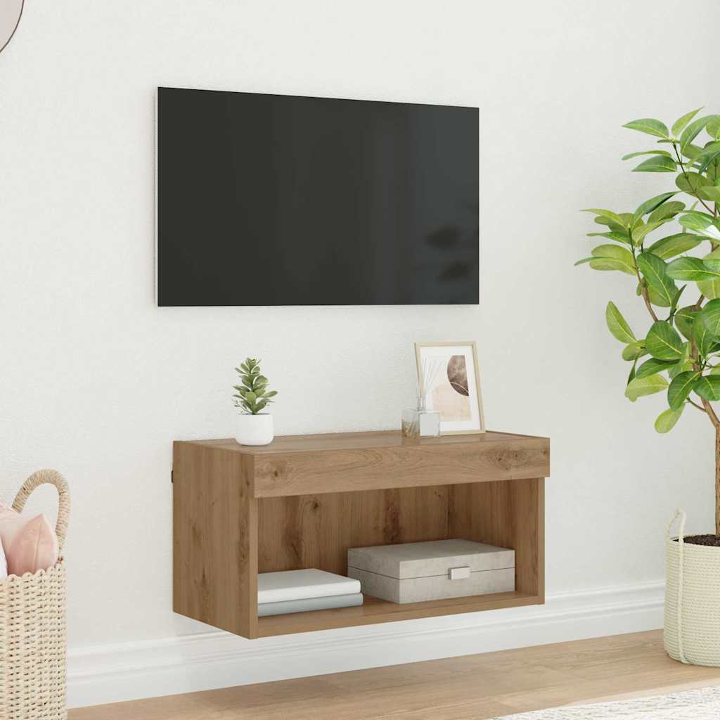 TV-møbelsæt Artisan Egetræ 60 x 30 x 30 cm Konstrueret træ