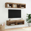 TV-møbelsæt med LED 2 pcs Artisan Egetræ 60 x 30 x 30 cm