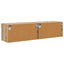 TV-møbelsæt med LED 2 pcs Artisan Egetræ 60 x 30 x 30 cm