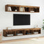 TV-møbelsæt 2 pcs Gammelt træ 100 x 30 x 30 cm Konstrueret træ