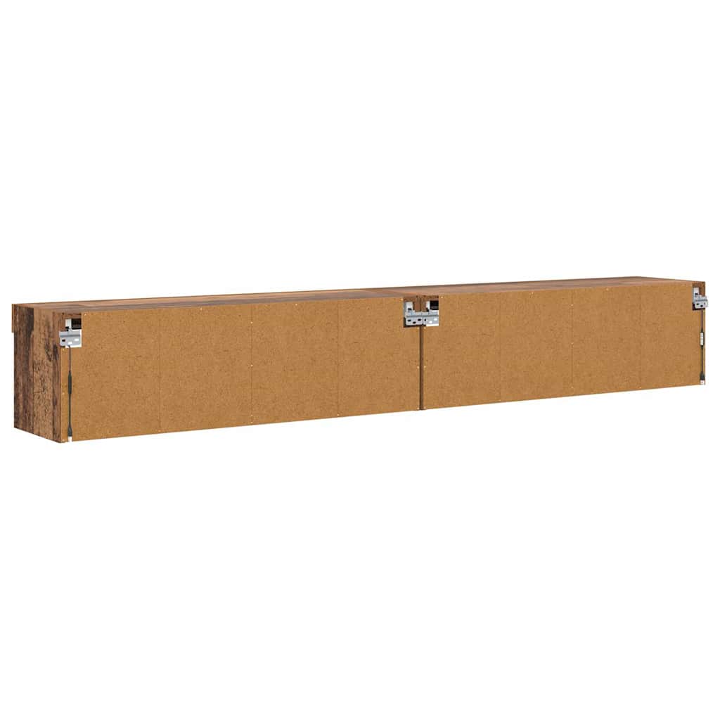 TV-møbelsæt 2 pcs Gammelt træ 100 x 30 x 30 cm Konstrueret træ