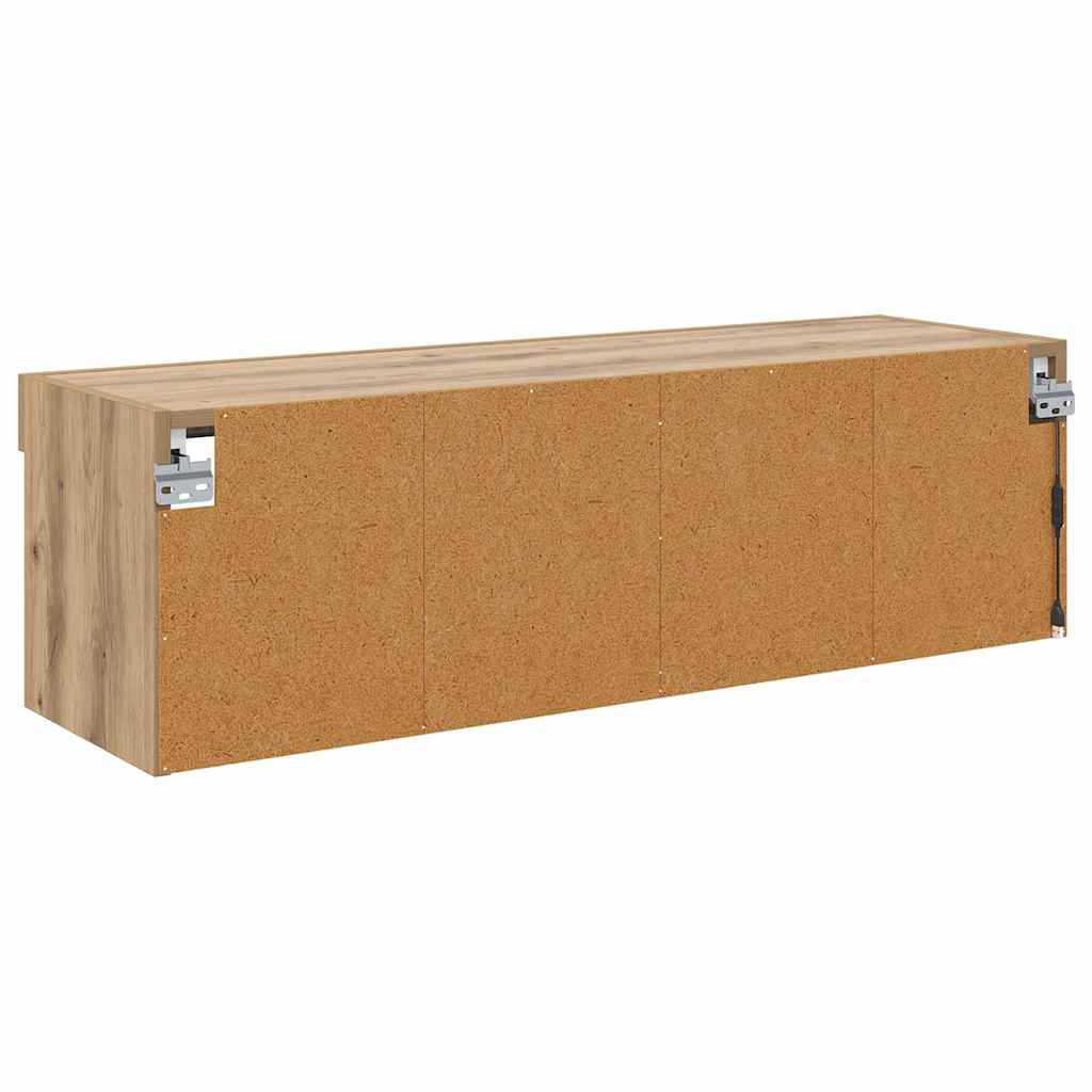 TV vægskab Artisan Egetræ 100 x 30 x 30 cm Konstrueret træ