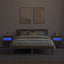 TV Væghylder med LED 2 pcs Artisan Egetræ 40 x 30 x 40 cm