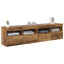 TV Væghylder 2 pcs Gammelt træ 80 x 30 x 40 cm Konstrueret træ