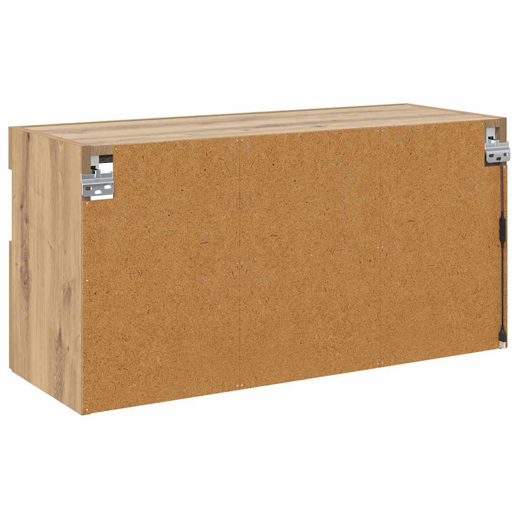 TV vægskab Artisan Egetræ 80 x 30 x 40 cm Konstrueret træ