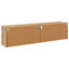 TV Væghylder med LED 2 pcs Artisan Egetræ 80 x 30 x 40 cm