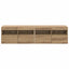TV Væghylder med LED 2 pcs Artisan Egetræ 80 x 30 x 40 cm