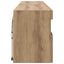 TV Væghylder med LED 2 pcs Artisan Egetræ 80 x 30 x 40 cm