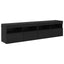 TV Væghylder 2 pcs Sort eg 80 x 30 x 40 cm Konstrueret træ