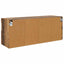TV vægskab med LED Gammelt træ 100 x 30 x 40 cm Konstrueret træ