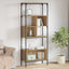 Bogreol 7 niveauer 76 x 33 x 188,5 cm Konstrueret træ