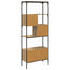 Bogreol 7 niveauer 76 x 33 x 188,5 cm Konstrueret træ