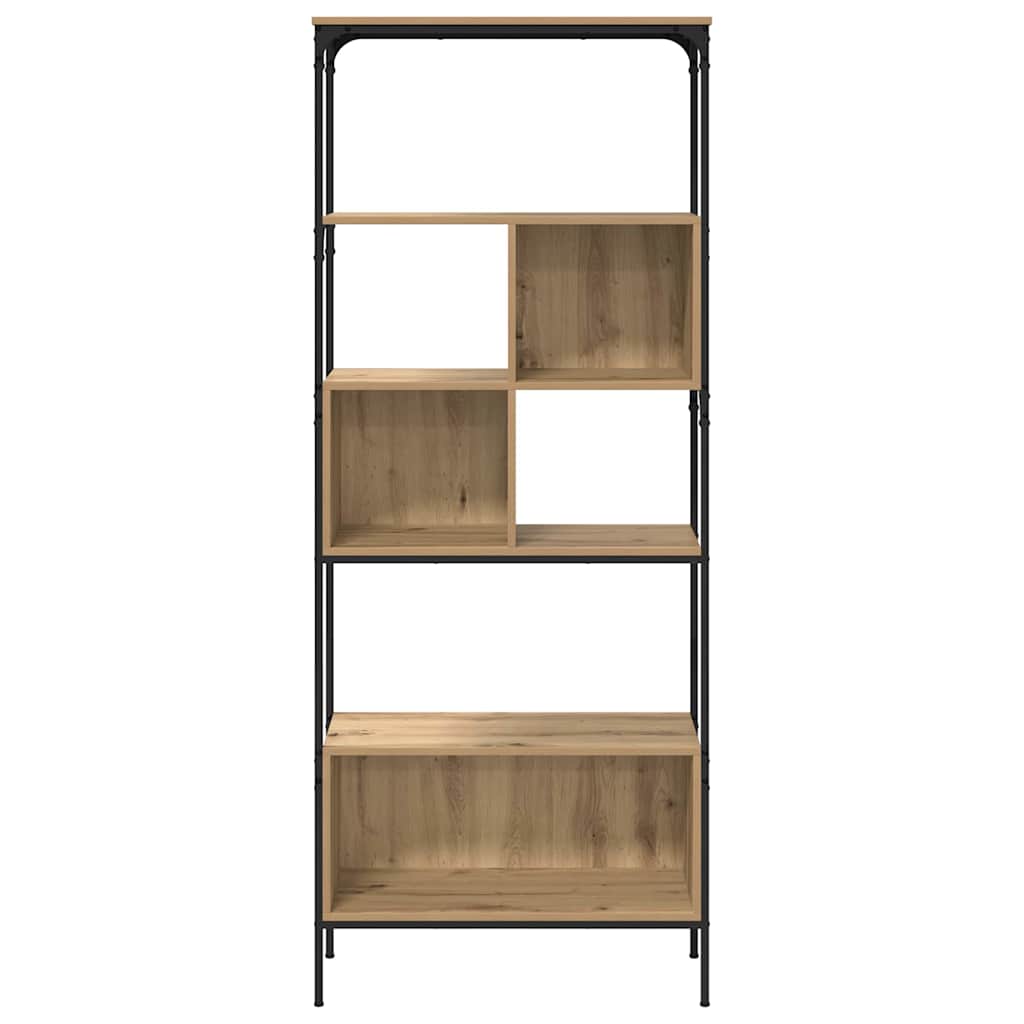 Bogreol 7 niveauer 76 x 33 x 188,5 cm Konstrueret træ