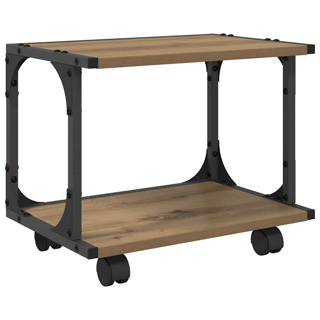 Printerstand Artisan Egetræ 41 x 28 x 33,5 cm Konstrueret træ