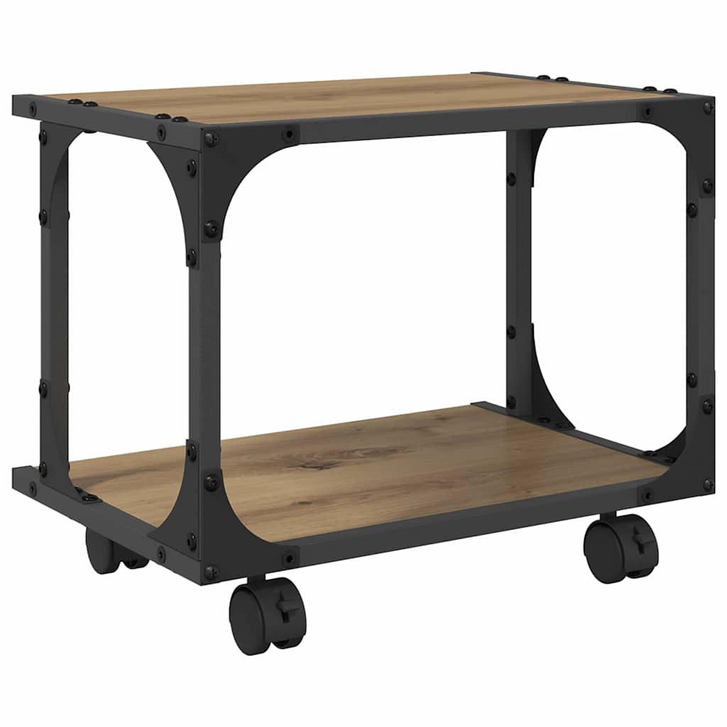 Printerstand Artisan Egetræ 41 x 28 x 33,5 cm Konstrueret træ