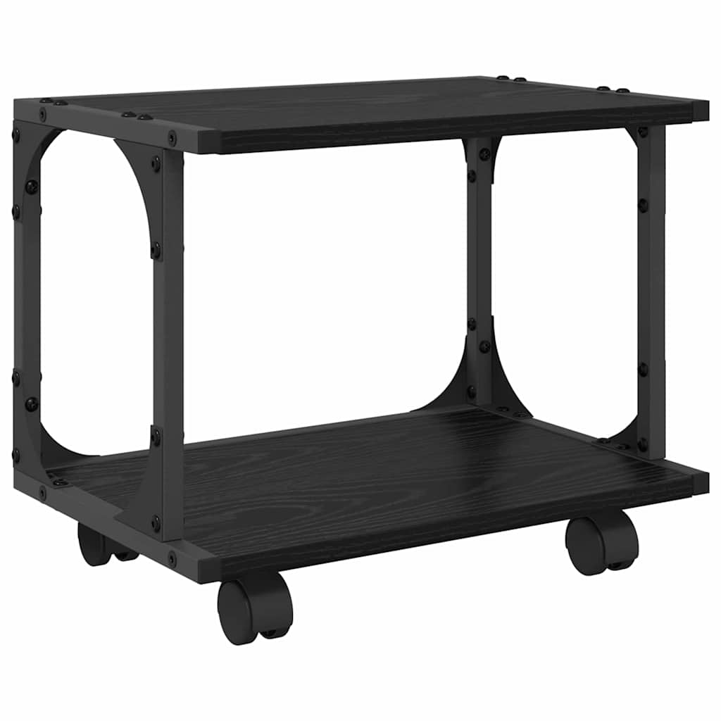 Printerstand Sort eg 41 x 28 x 33,5 cm Konstrueret træ