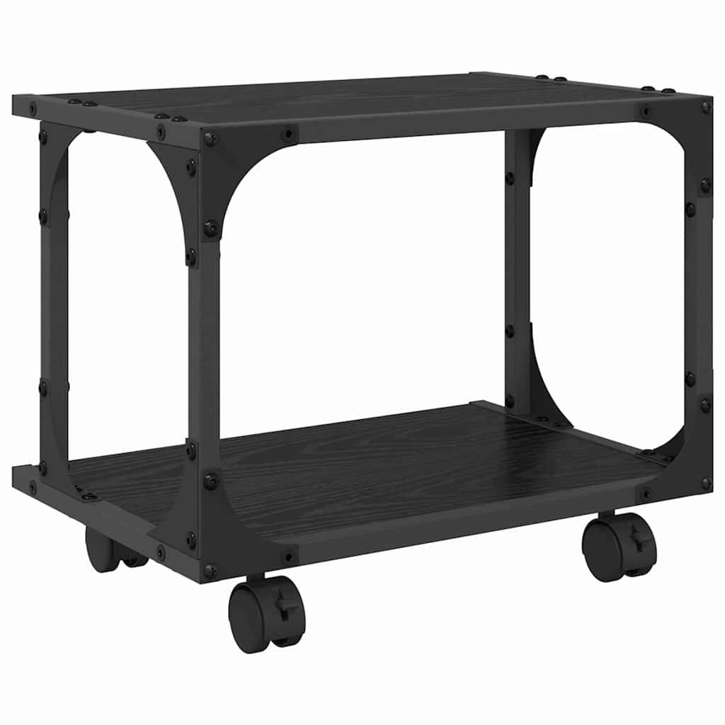 Printerstand Sort eg 41 x 28 x 33,5 cm Konstrueret træ