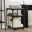Printerstand Sort eg 43 x 48 x 64 cm Konstrueret træ
