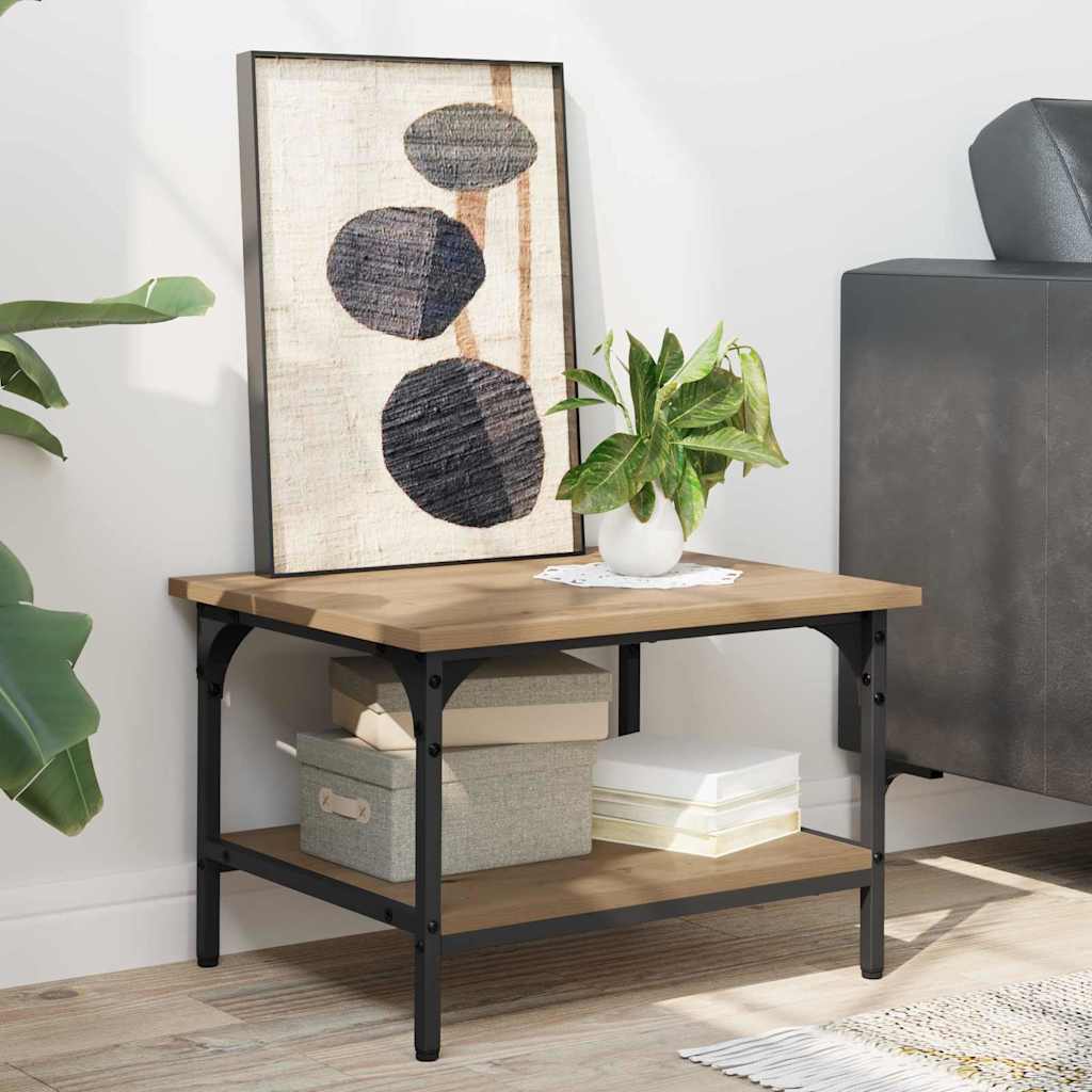 Printerstand Artisan Egetræ 50 x 40 x 38 cm Konstrueret træ