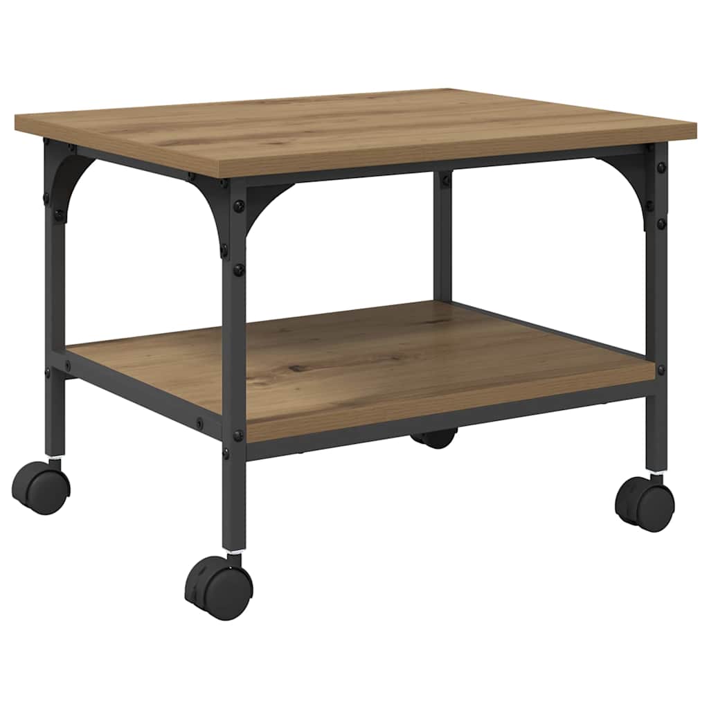 Printerstand Artisan Egetræ 50 x 40 x 38 cm Konstrueret træ