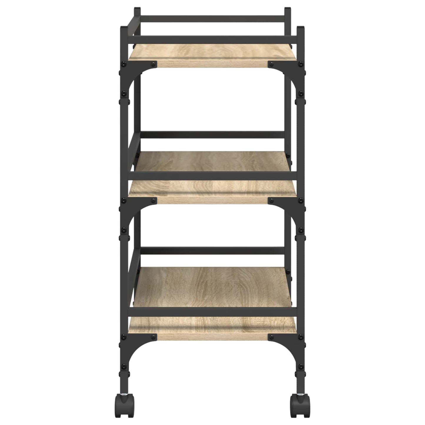 Køkkenvogn Sonoma eg 50 x 35 x 75,5 cm Konstrueret træ