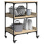 Køkkenvogn Sonoma eg 60 x 41 x 80,5 cm Konstrueret træ